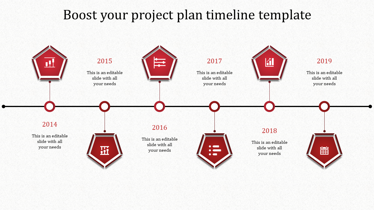 project plan timeline template-6-red